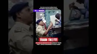 Policeman Demonstrates Midnight Train ThɆft, Urges Passengers to Stay ȺlɆrt