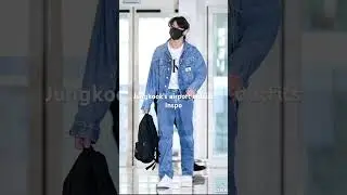 Jungkook&rsquo;s airport fashion inspo#celebrityfashion#jungkookbts