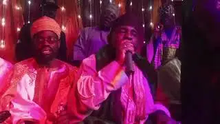 Imam Goni isa kashahara kenan a garin Saminaka wajen Musaffar Mauludi da Goni Auwal sarki ya shirya