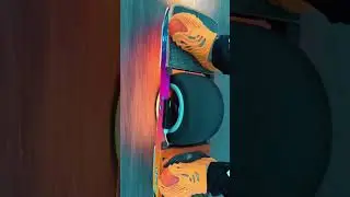 Onewheel+Wled printed a new clear skid plate for my onewheel and added a 16x16 led matrix underneath