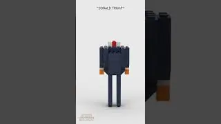 LEGO Donald Trump - Build Animation Time Lapse