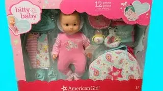 AMERICAN GIRL Bitty Baby Doll Set Costco Unboxing + Changing Video By Bitty Baby Channel