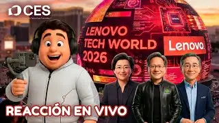 LO NUNCA VISTO: Lip-Bu Tan, Jensen Huang y Lisa Su en el Lenovo Tech World @ CES 2026