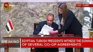 El-Sisi, Erdogan witness signing of key Egypt-Türkiye cooperation deals