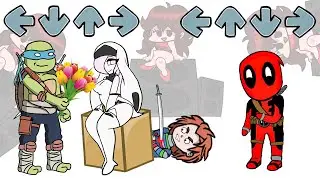 FNF Spooky Battle with Cartoon Characters | Friday Night Funkin' Animation