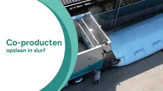 Bijproducten opslaan in slurf