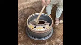 How to REPAIR BROKEN Rim Plate of TRUCK #foryoupage #unfreezemyaccount #FYP #HowtoREP