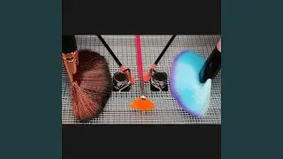 Asmr Tascam Brushing on Mesh Netting, No Talking, Mascara Wands, Pt. 2