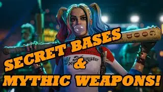 FORTNITE DEADPOOL SKIN GRIND! SECRET BASES & MYTHIC WEAPONS