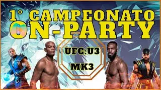 CAMPEONATO DE UFC UNDISPUTED 3 E MORTAL KOMBAT - COM INSCRITOS