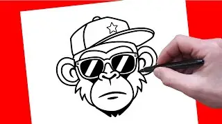 How to Draw a Cool Monkey | Step-by-Step Drawing Tutorial for Beginners
