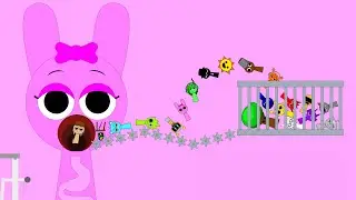 The Hungry PINKI VS ALL Sprunkis! 🍴🔥 | Alogicio