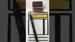Schmincke Watercolor Swatch - Quinacridone Gold Hue - PY150 PR101