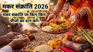 Makar Sankranti  2026 || मकर संक्रांति पर किन- किन चीजों का दान करना चाहिए और किन चीजों का नहीं ?
