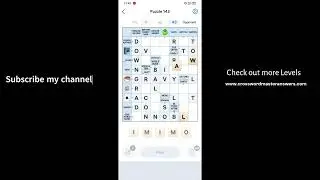 Crossword Master Level 142 Answers | Crossword Master Puzzle 142