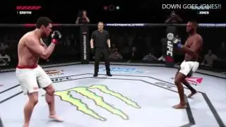 UFC 2 KO mode Chuck Lidell (me) vs Jon Jones - final round KO.