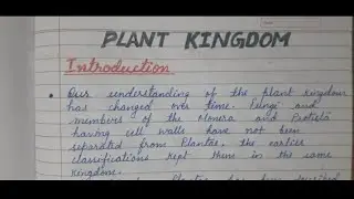 #1,class 11 biology-Plant Kingdom (lecture1) artificial, natural& phylogenetic classification system