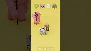Iron Golem Strikes Back Against Minecraft Mobs | Satisfying 3D Fluid and Cloth Animation