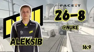 CS2 POV Aleksib Natus Vincere (26/8) - Nuke - FACEIT - 16:9