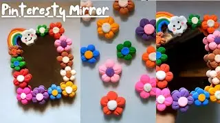 Easy DIY Cute flower mirror (Pinterest inspired)