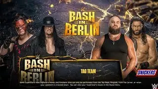FULL MATCH - KANE & THE UNDERTAKER VS BRAUN STROWMAN & ROMAN REIGNS