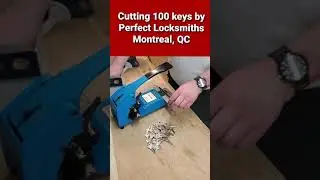 Cutting 100 keys with the Pro-Lok blue punch