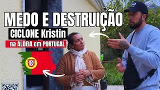 Eles Viveram Um INFERNO no CICLONE KRISTIN  em Pombal, Portugal 🇵🇹 