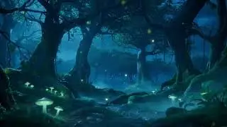 Firefly Dance in Magical Forest | Soothing Crickets & Night Ambience for Relaxation