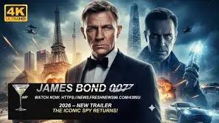Джеймс Бонд 007 (2026) &ndash; Обзор нового трейлера | Возвращение культового шпиона | Официальная конц...