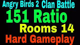 Angry Birds 2 Clan Battle Ratio 151 (4 June 2024 ) Rooms 14 Hard Gameplay