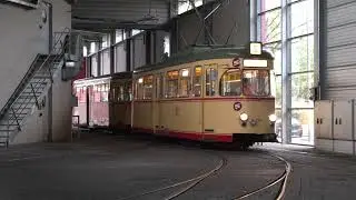 Kuppelvorgang zwischen Triebwagen 139 und Beiwagen 439