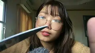 ASMR // 1 min hair cut💇🏻‍♀️(fast)