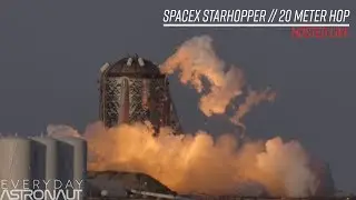 Watch SpaceX hop StarHopper, untethered 20 meters!