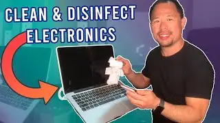 Cleaning & Disinfecting Electronics w/ iCloth 70% Isopropyl Wipes | Best Screen Cleaner! | Ed Tchoi