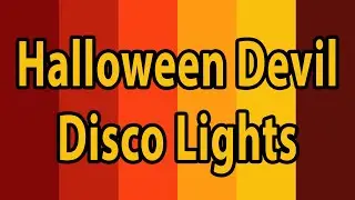 10 Hours of Halloween Devil Lights in 4K | Disco Lights [FLASHING!]