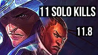 TALON vs LUCIAN (MID) | 11 solo kills, 1500+ games, Legendary, 900K mastery | NA Master | v11.8