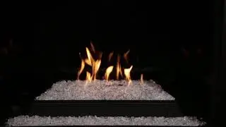 Monessen Lyric Contemporary Burner with Diamond Fireglass