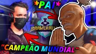 🌌🧘‍♂️ O PAI do MAIOR PROPLAYER do MUNDO apareceu na minha live e fui CALL com ele — BRAWLHALLA
