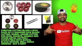 Cutting Blade 4 InchDiamond Saw Blade Cutting Wheel Cutter for Iron, Granite, Marble Rent