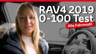 RAV 4 (2019) - Toyotas neuer SUV von 0-100 kmh | Acceleration Test