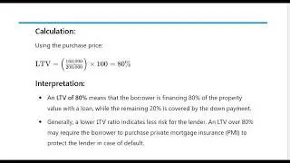 The Importance of LTV Ratio