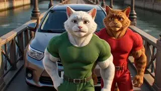 Built Different: A Journey of Strength and Brotherhood#beautiful cat #viral#