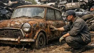 ASMR Car Restoration! Full Restoration of a British Leyland Mini 1000 from Total Disrepair to New