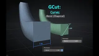 GCut 8.1.2 - Diagonal (Blender 2.9)