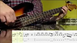 Whitesnake  -  Is This Love Bass Cover with TAB