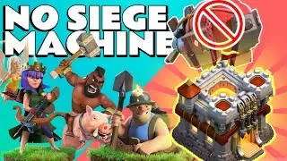 TH11 Queen charge hybrid attack strategy | No siege machine 🚫 no cc  | Clash of clans