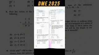 DME exam 2025 Question paper! DME questionpaper!!#dme #assamgk #dmegk #gk