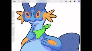 speedpainting swampert - overcoming anxiety at the park