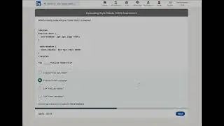 LinkedIn CSS assessment test PASSED
