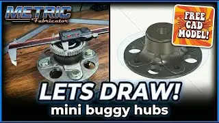 How to Draw a Real Wheel Hub in Fusion 360 (Mini Buggy / Kart)